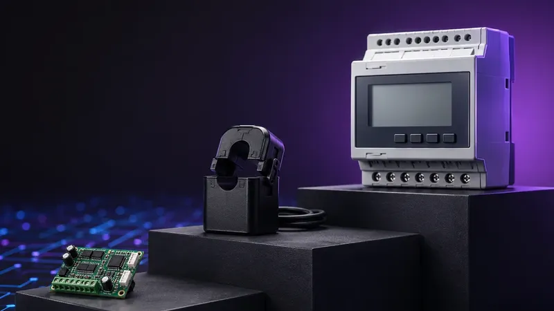 Current & power sensors compared, CT clamp to revenue-grade meter