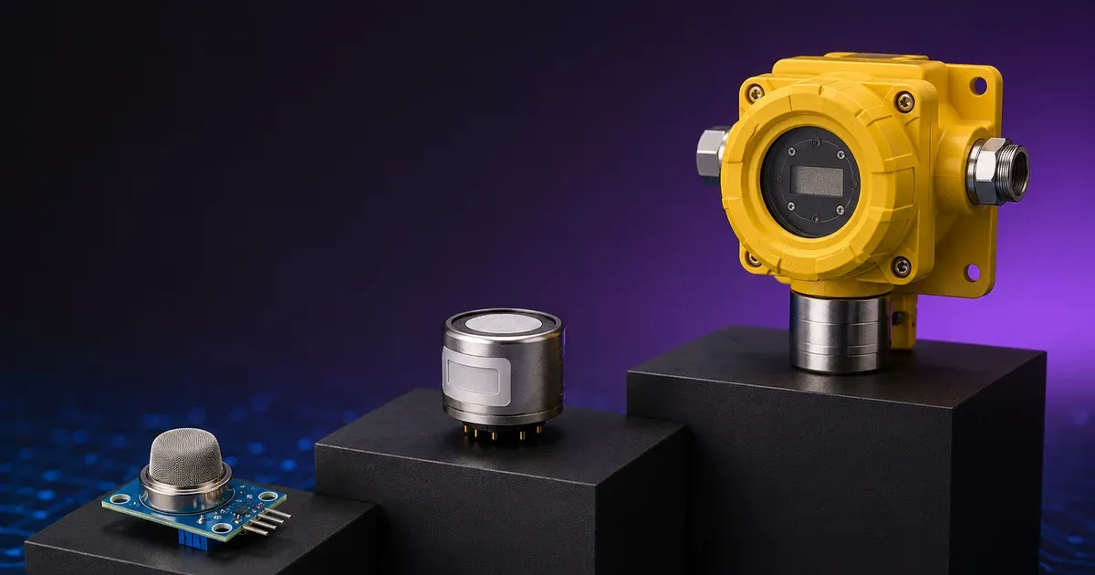 Gas & VOC sensors compared, hobby MQ module to certified detector