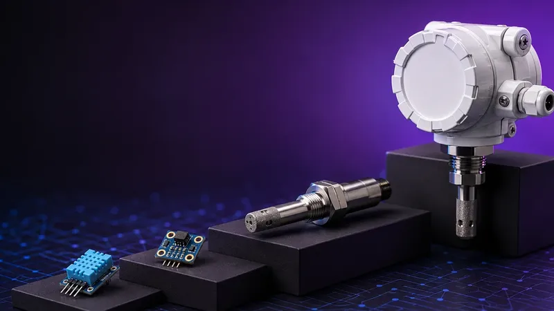 Temperature & humidity sensors compared, hobby DHT22 to industrial Vaisala probe